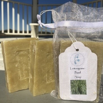 Lemongrass Basil Soap