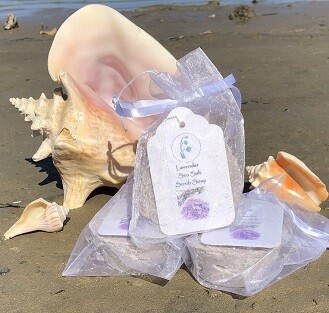 Lavender Sea Salt Scrub Soap