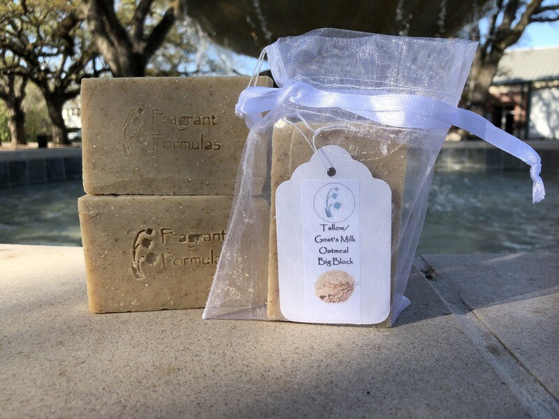 Tallow / Goat&#39;s Milk / Oatmeal, Unscented