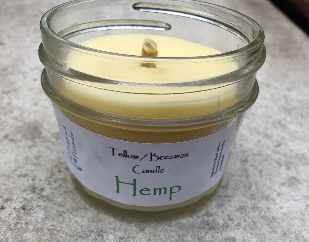 Hemp Tallow/Beeswax Candle