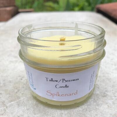 Spikenard Tallow/Beeswax Candle