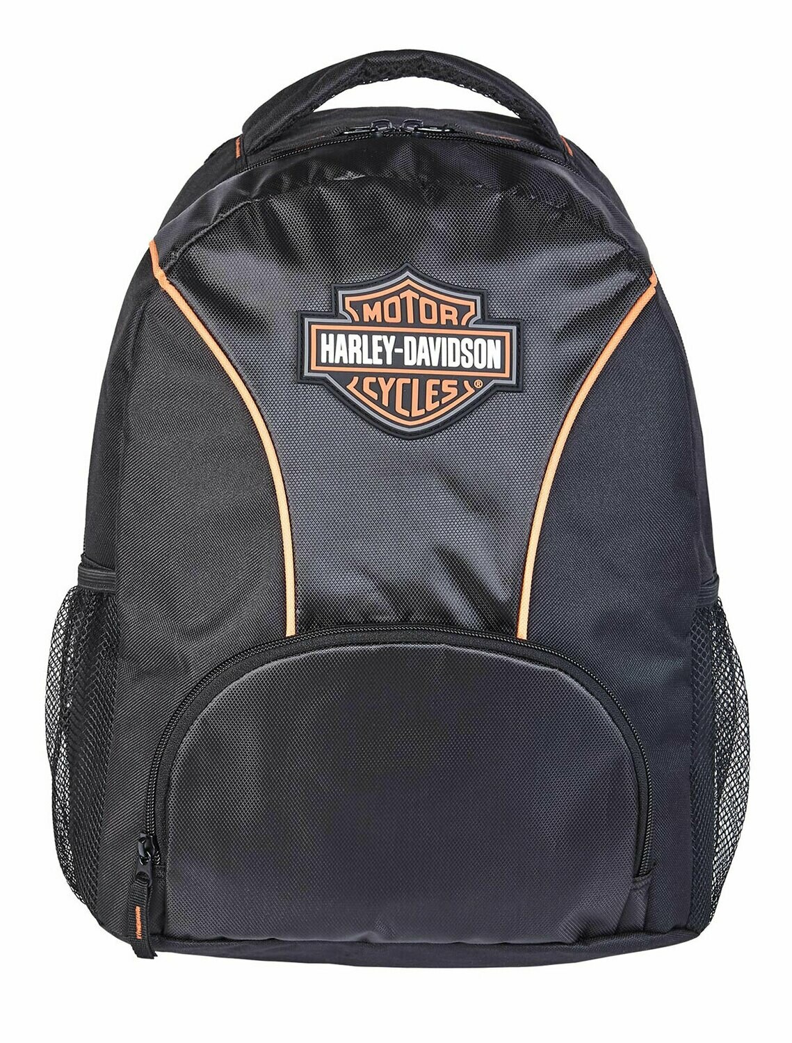 Harley-Davidson B&S Logo Black Polyester Backpack