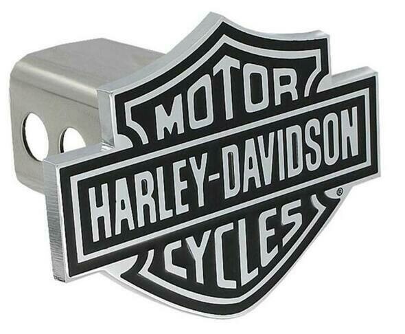 Harley-Davidson® Bar & Shield Trailer Hitch Cover 2'' Stainless Steel