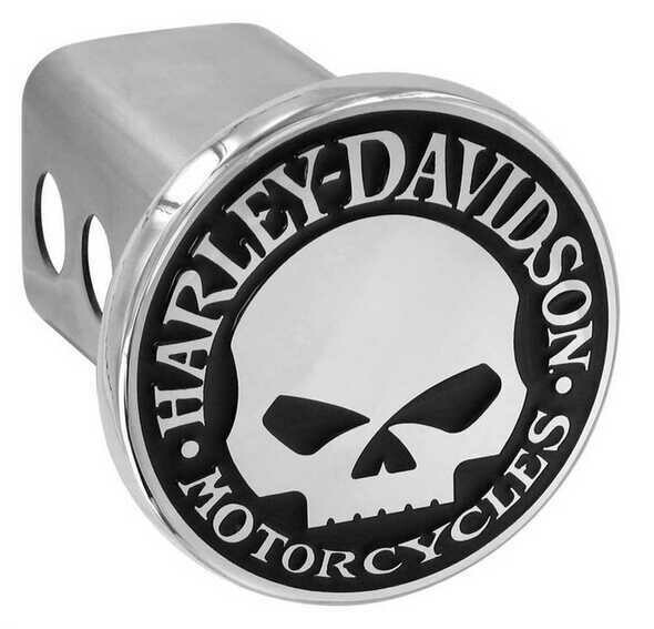 Harley-Davidson® Willie G. Skull Trailer Hitch Cover 2'' Stainless Steel