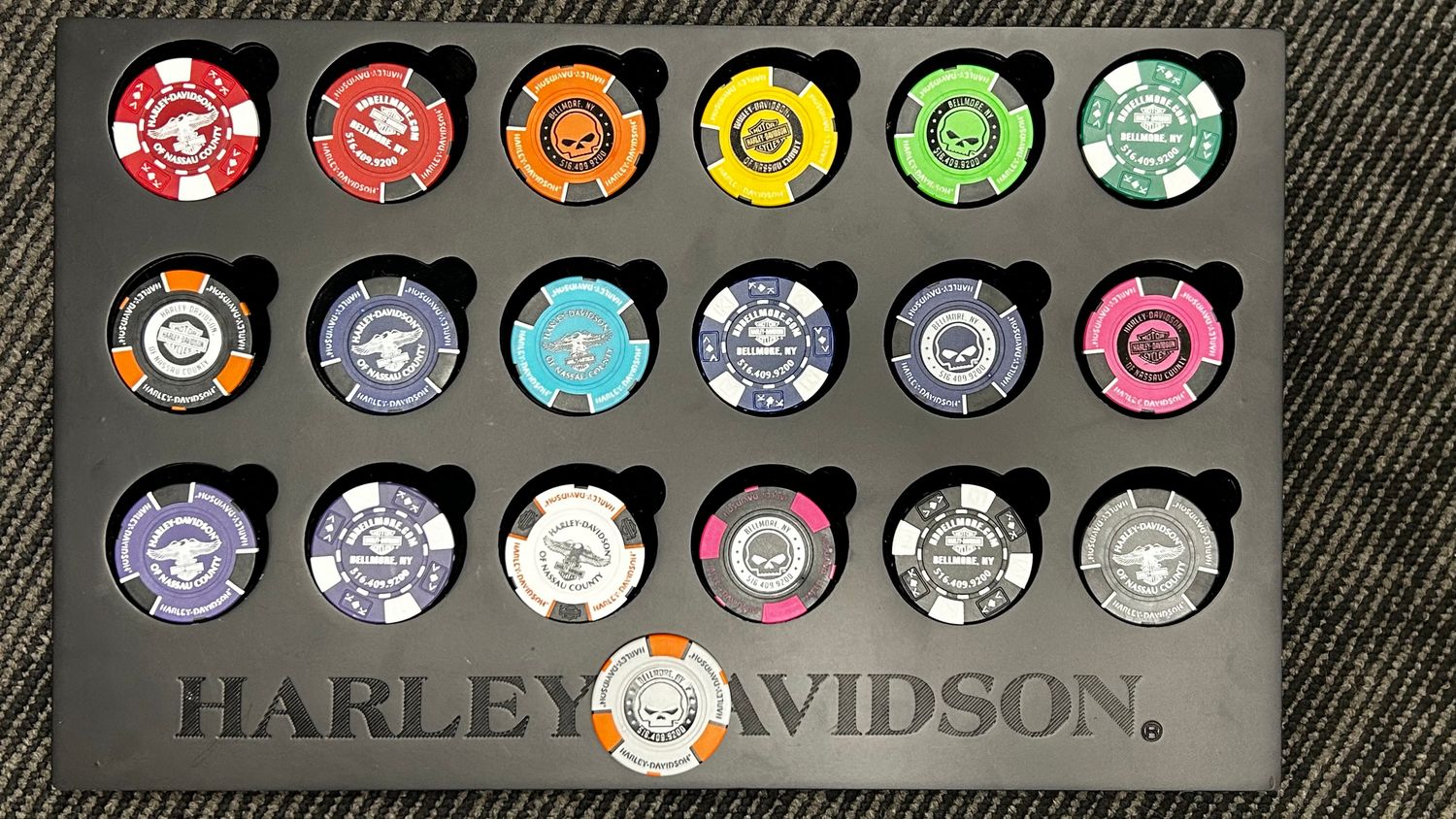 Harley Davidson Nassau County Dealer Poker Chip