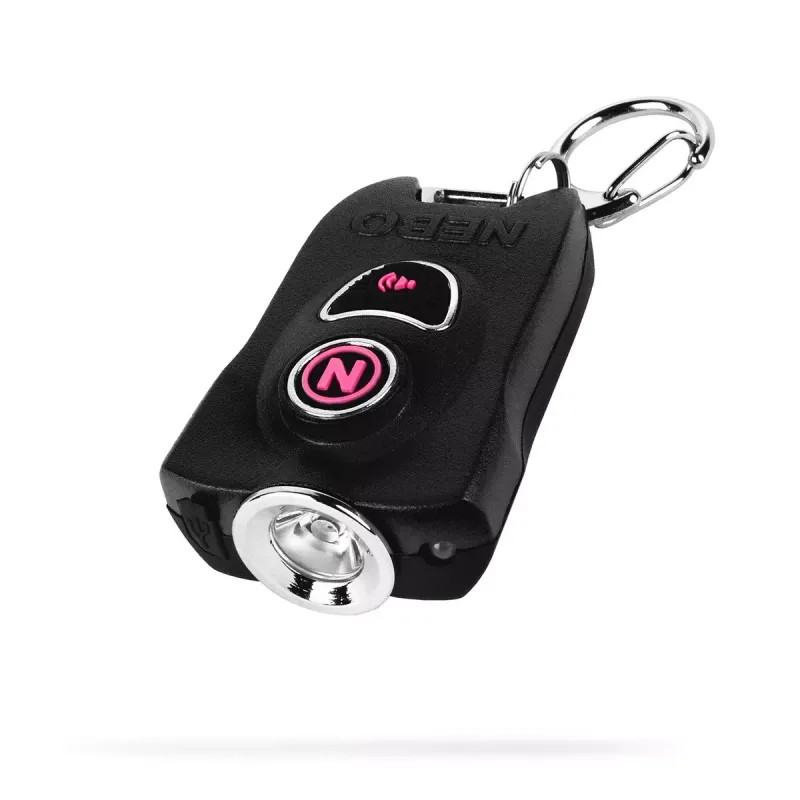 Nebo Mypal Flashlight &amp; Personal Alarm, Black
