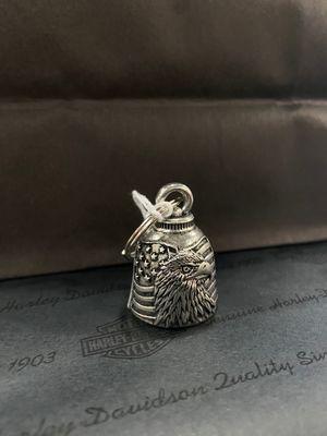 US FLAG AND EAGLE BELL