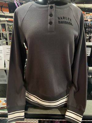 WOMEN'S RACER CREWNECK PULLOVER