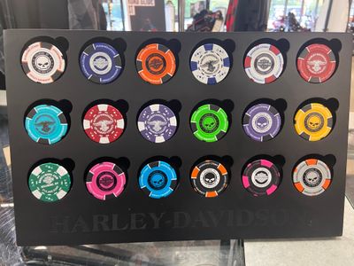 H-D CUSTOM DEALER POKERCHIPS