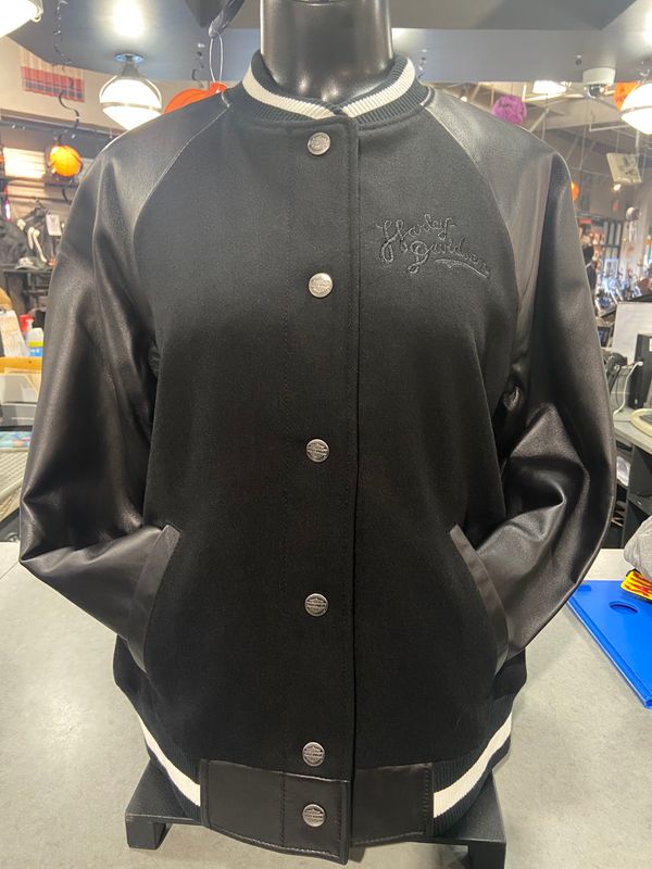 WOMEN&#39;S H-D VARSITY JACKET