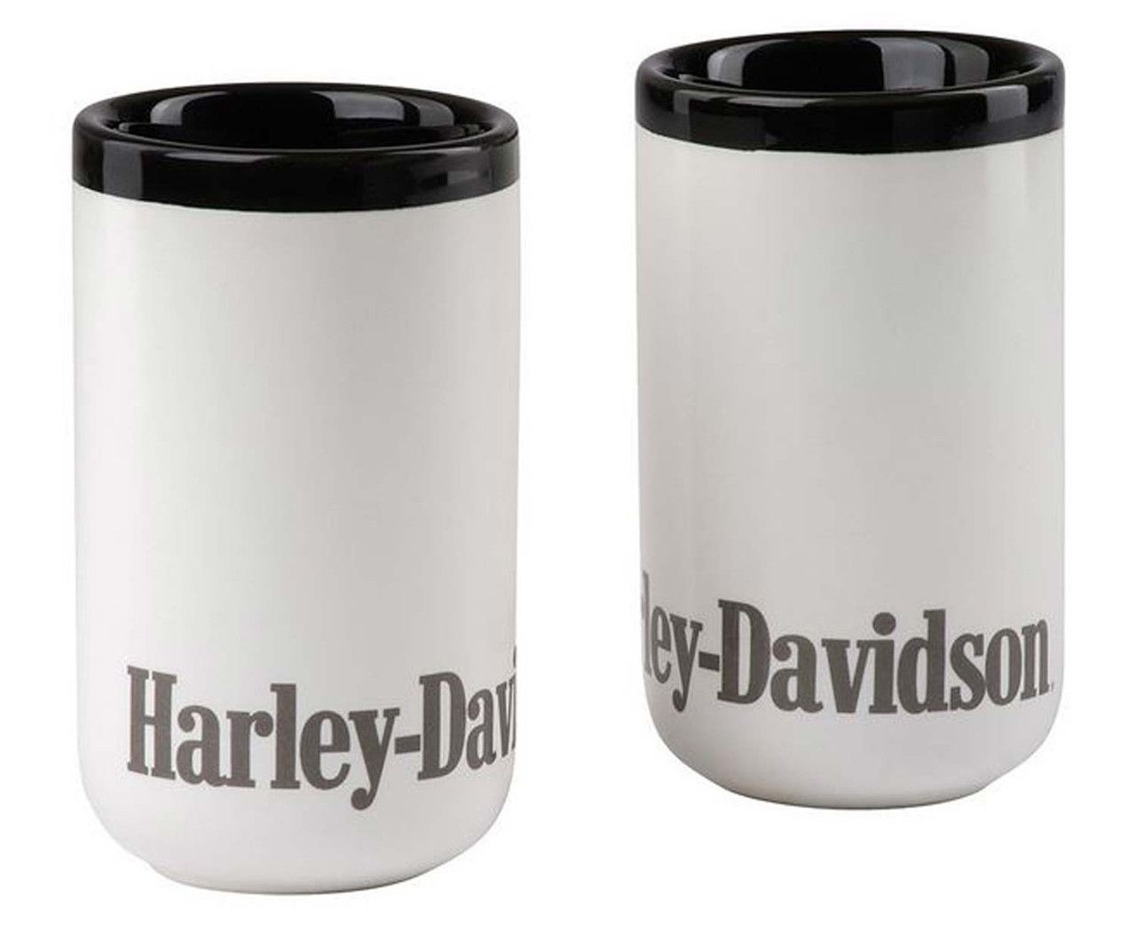 Harley-Davidson Two Tone Shooter Shot Glass Set, 3 oz. HDX-98660 Set of 2