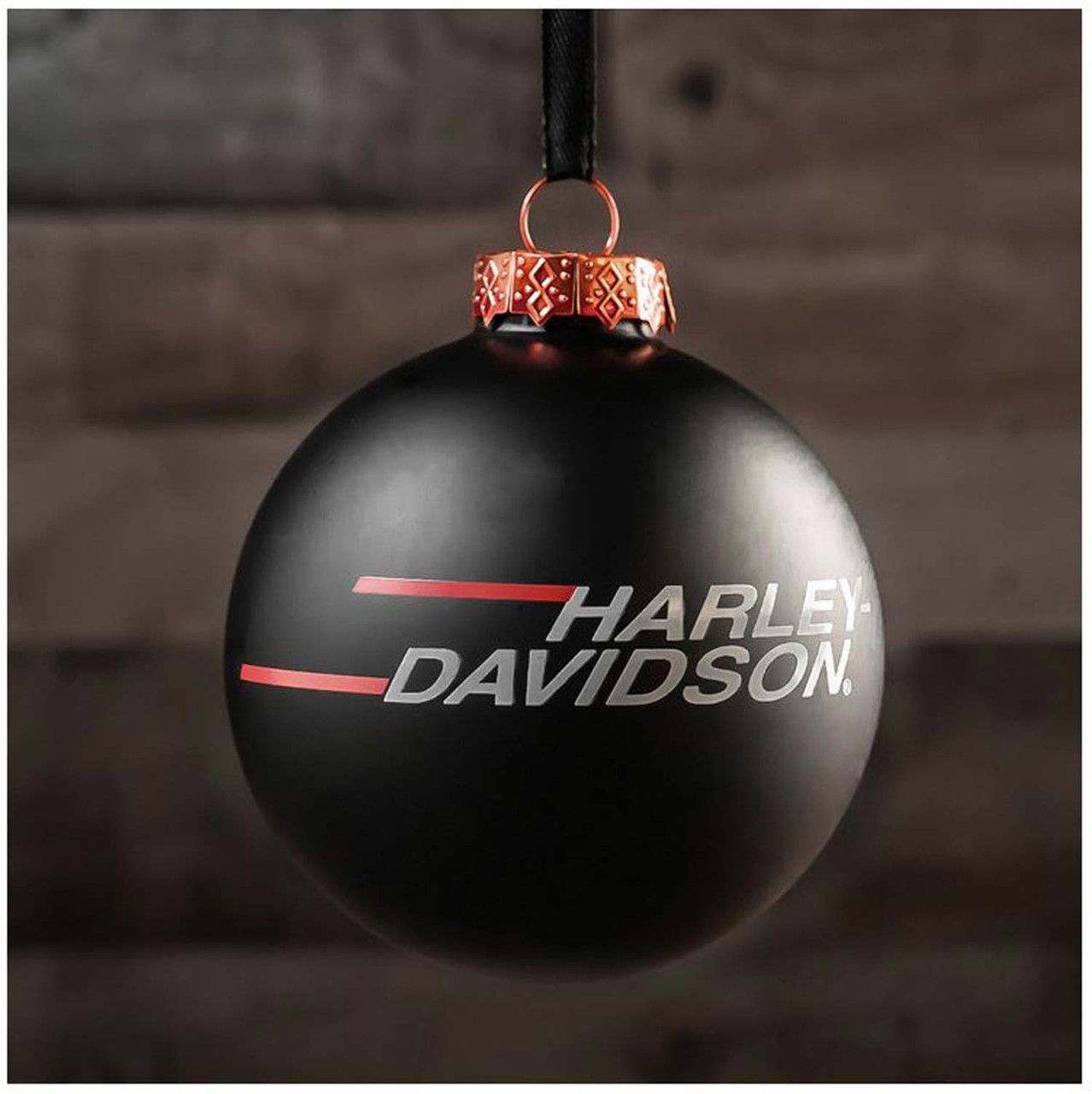 Harley-Davidson® 2023 Glass Ball Christmas Tree Ornament