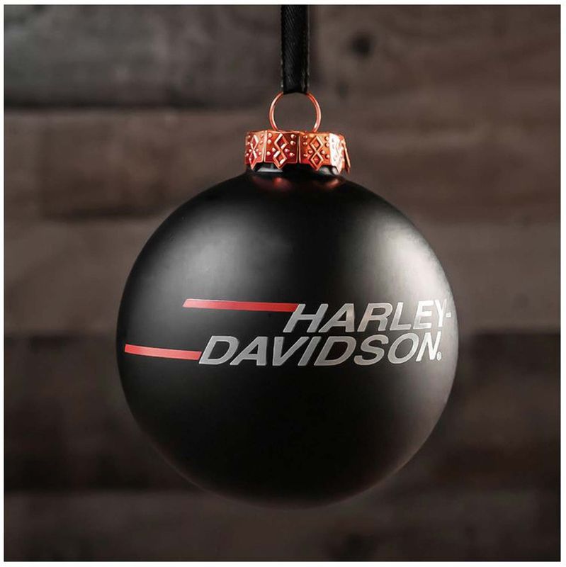 Harley-Davidson® 2023 Glass Ball Christmas Tree Ornament