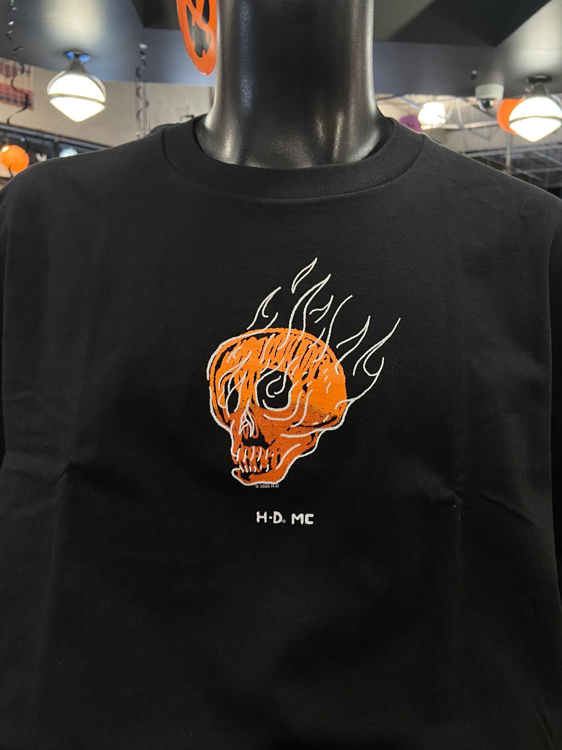 H-D MC HOT SKULL TEE