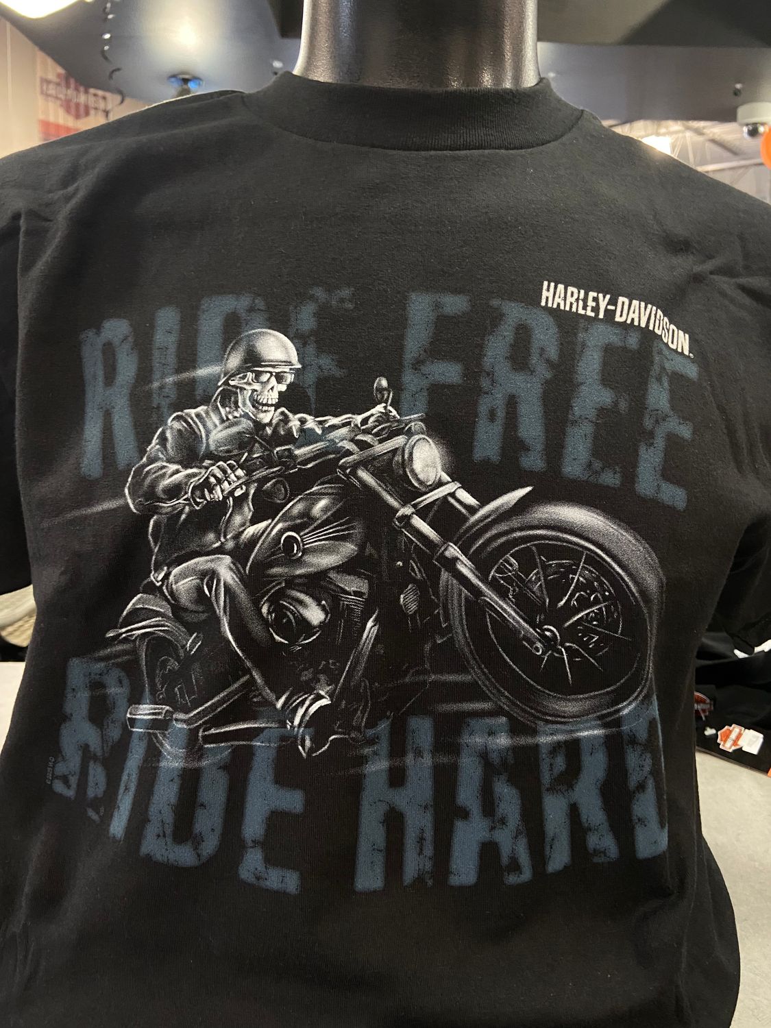 H-D SKELETON RIDER TEE
