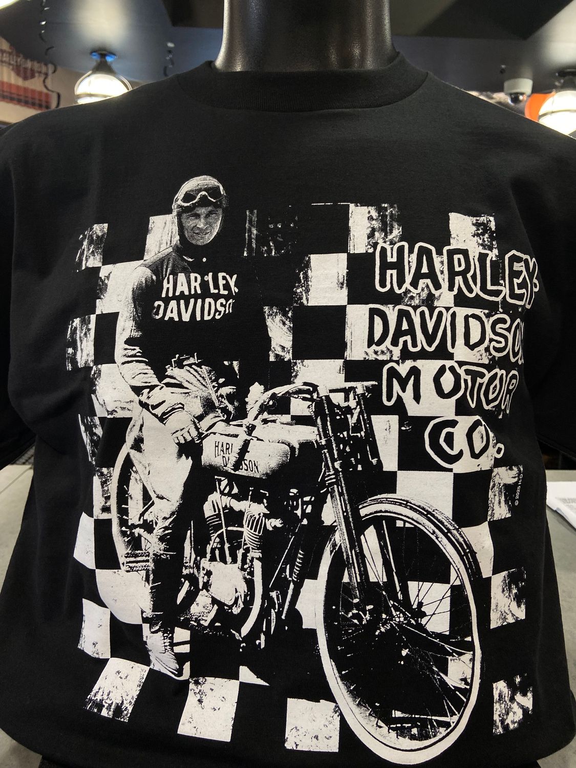 H-D CHECKERED PAST TEE
