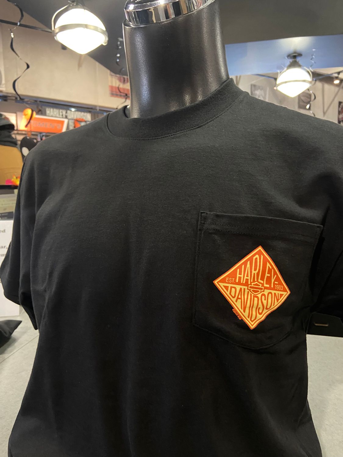 H-D DIAMOND POCKET TEE