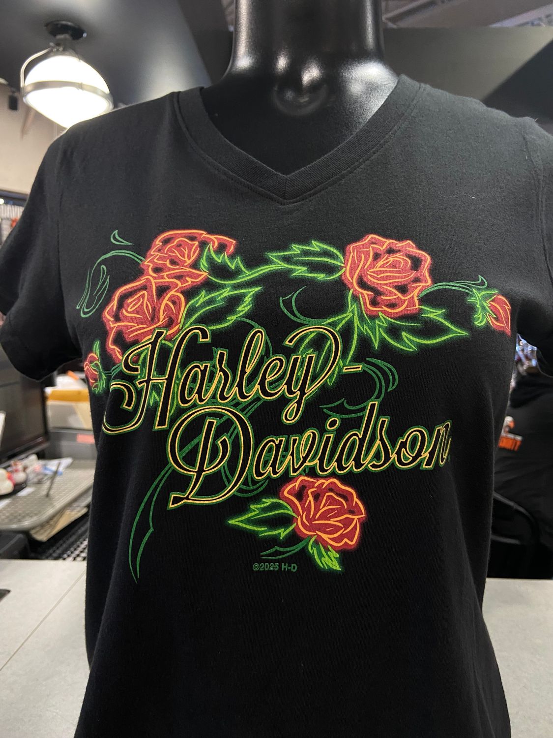H-D SHARP FLOWER TEE