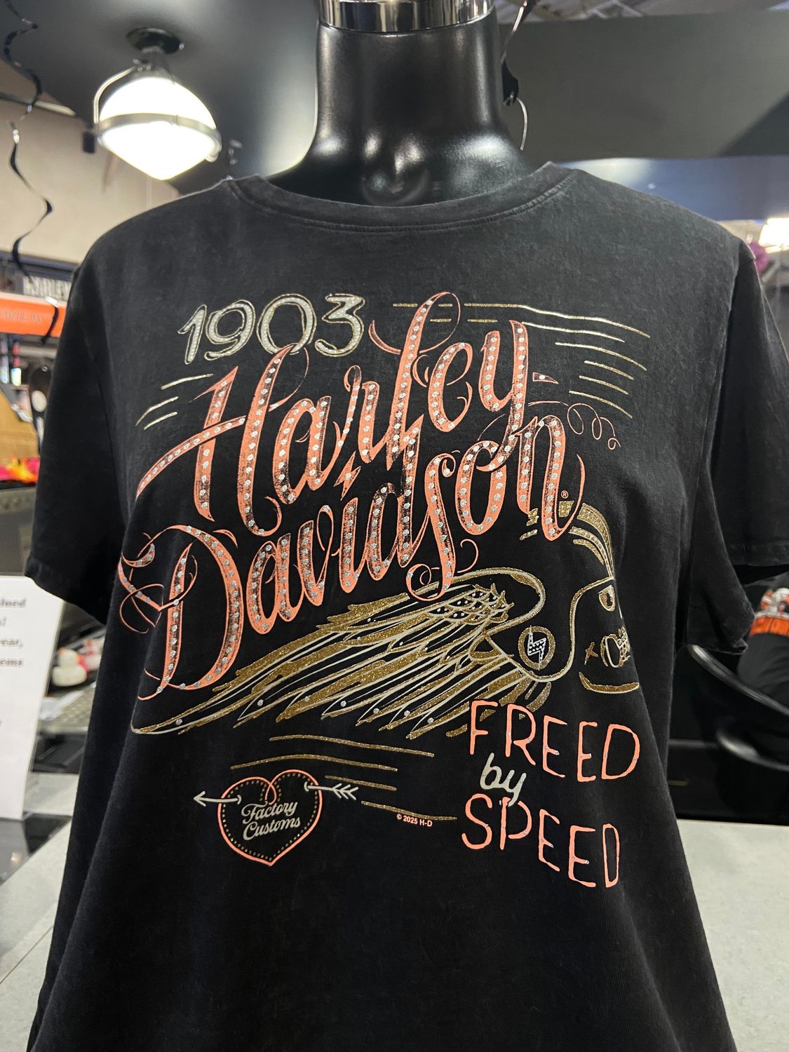H-D SWIRL TEE