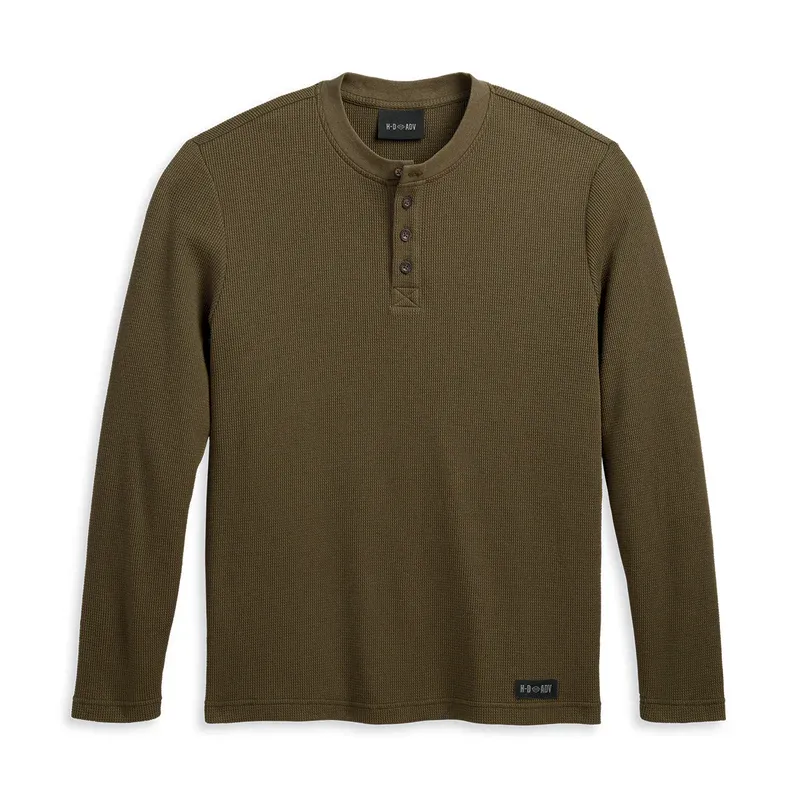 Men's Viewpoint Henley long sleeve