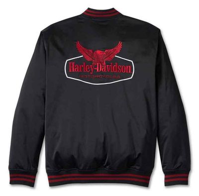 Men's Flying Eagle Satin Casual Jacket