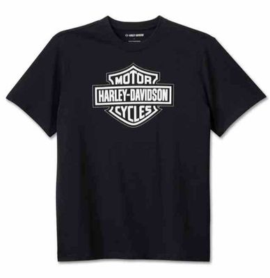 Harley-Davidson® Men's Bar &amp; Shield Short Sleeve Pajamas Plaid Bottoms