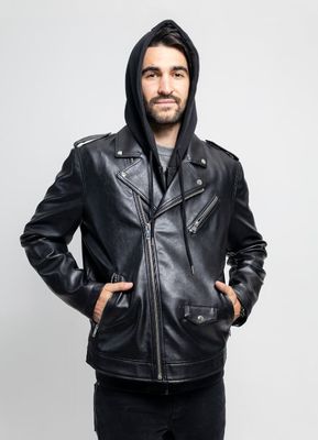 RALPH - MEN'S VEGAN LEATHER JACKET