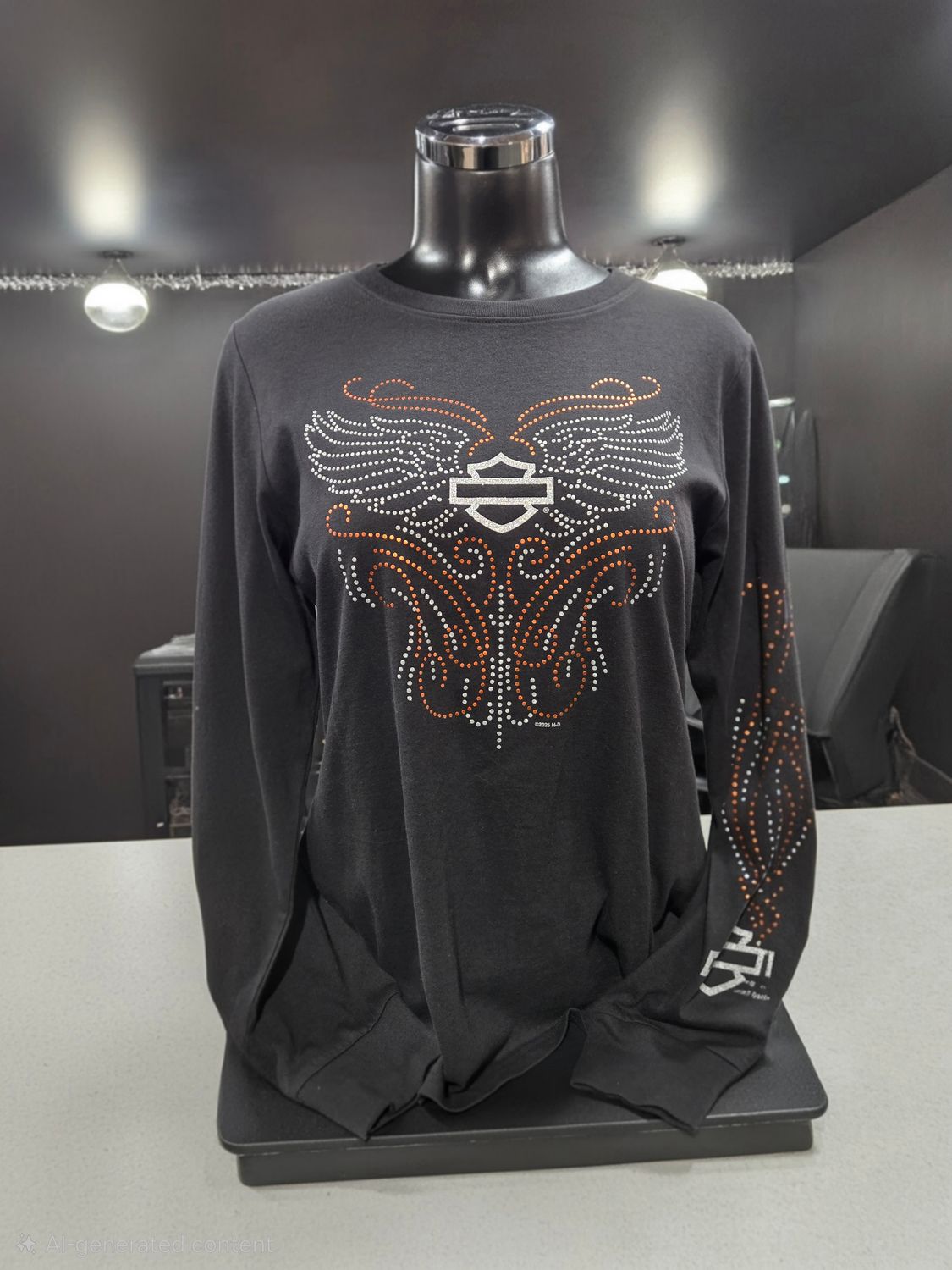 H-D Stud Wing Long Sleeve