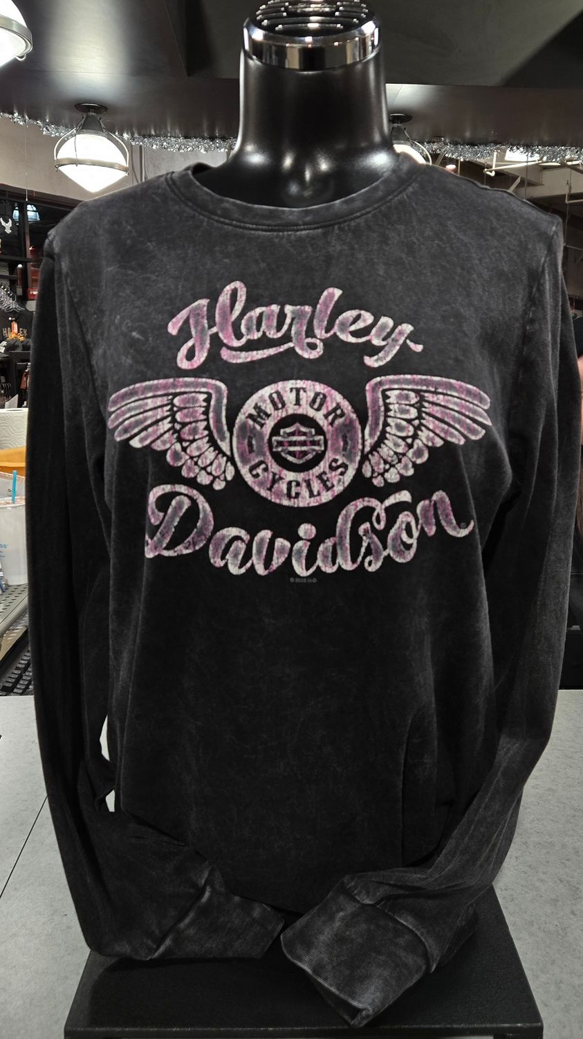 H-D Script Badge Long Sleeve