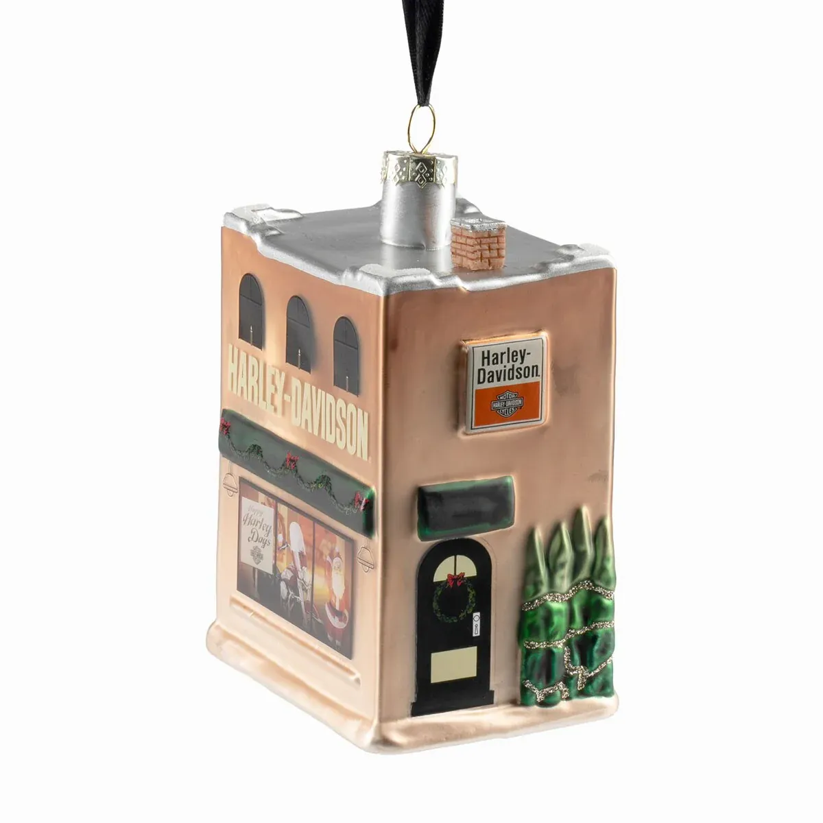 Harley-Davidson® Glass Blown H-D Dealership Holiday Christmas Tree Ornament