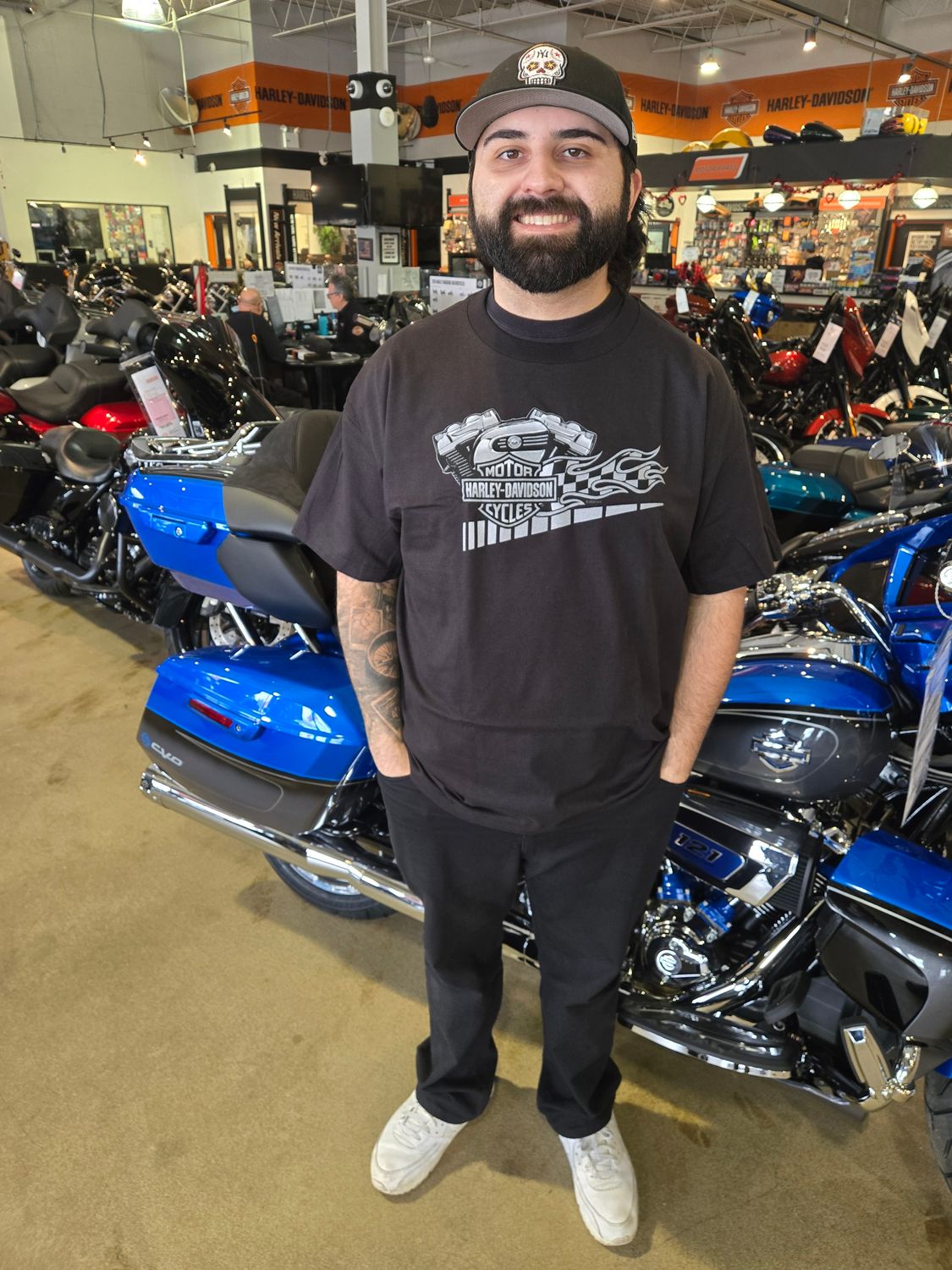 H-D MILWAUKEE 8 SPEED TEE