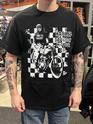 H-D CHECKERED PAST TEE