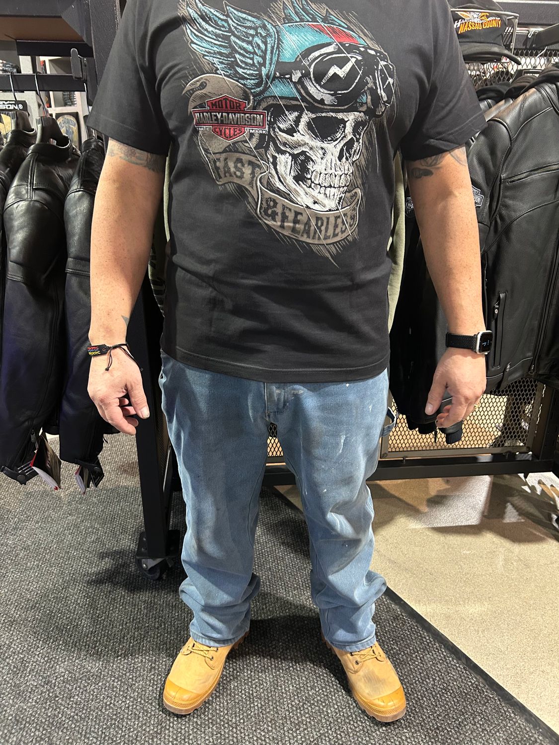 H-D FAST &amp; FEARLESS TEE