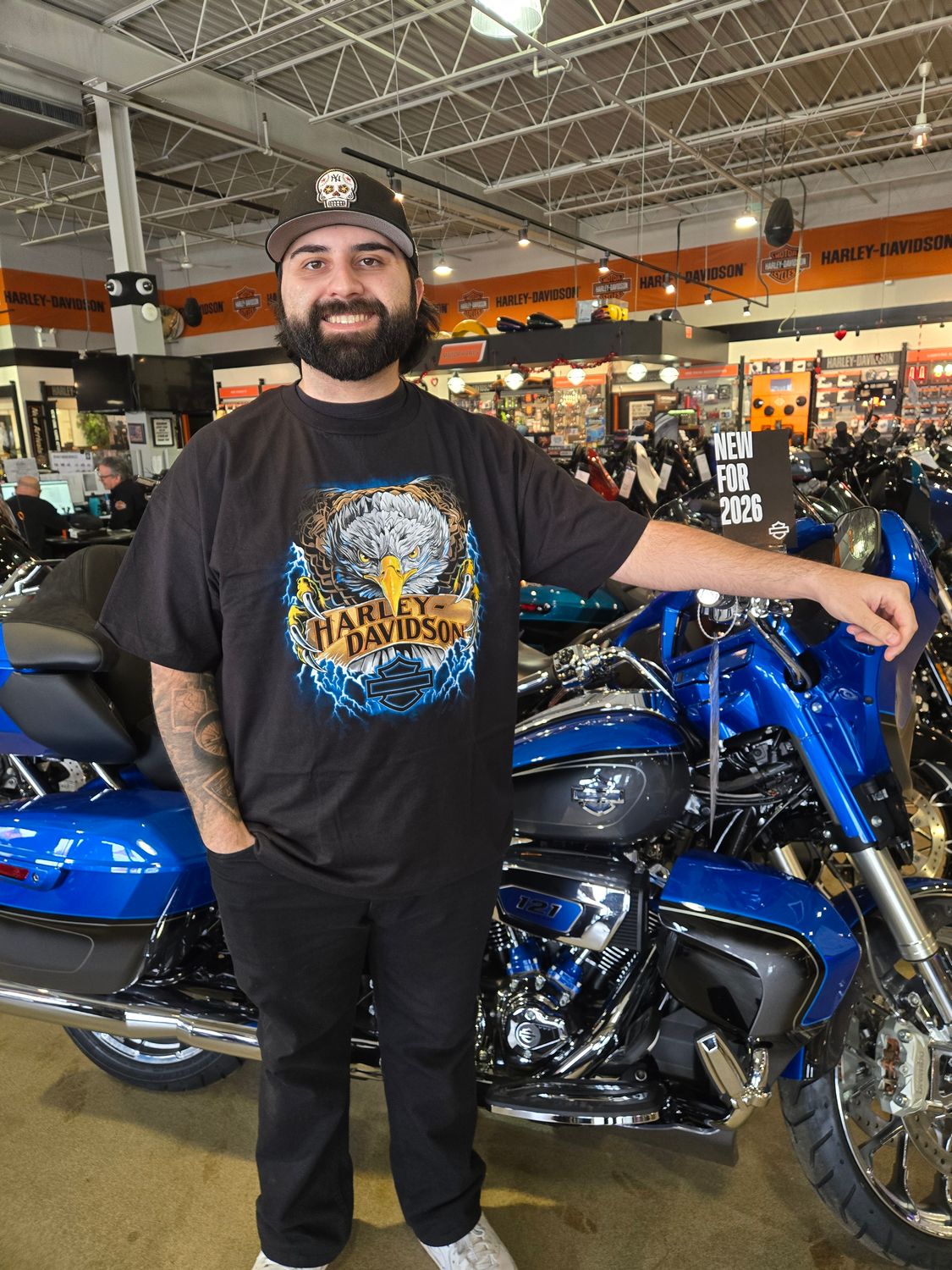 H-D STORM RAPTOR TEE