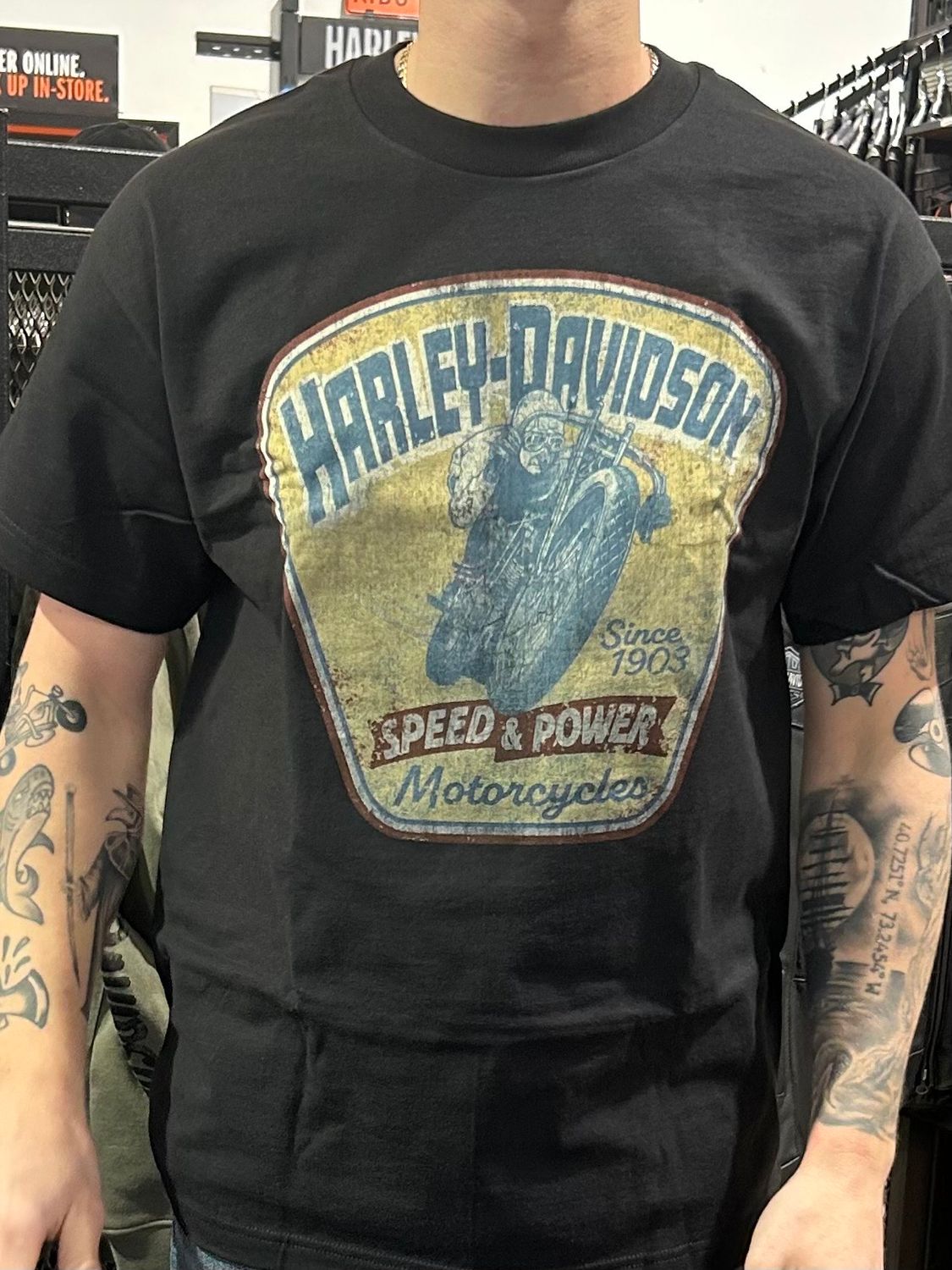 H-D GARAGE SIGN TEE