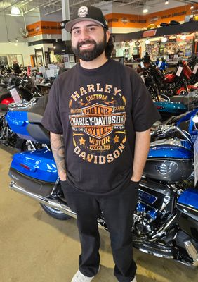 H-D TRADEMARK LABEL TEE