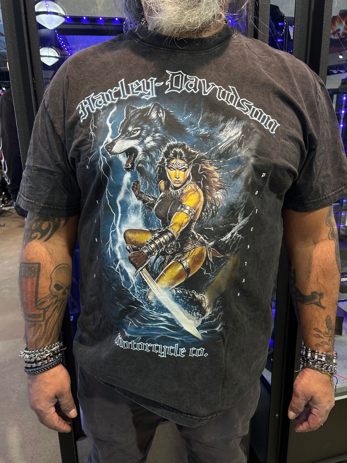 H-D WOLF WARRIOR TEE