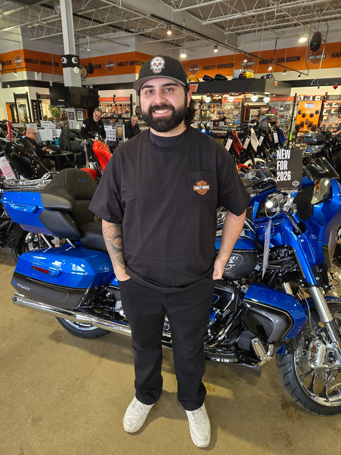 H-D CORE BAR &amp; SHIELD TEE