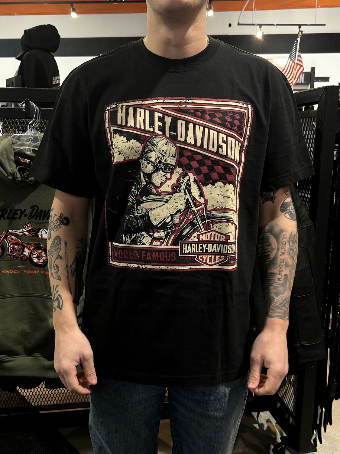 H-D VINTAGE RACER TEE