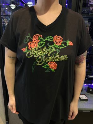 H-D SHARP FLOWER TEE