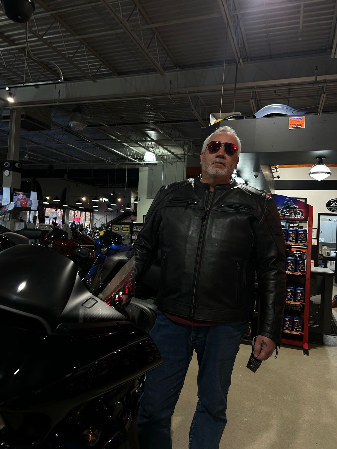 FIRST MANUFACTORING "CHAOS" LEATHER JACKET