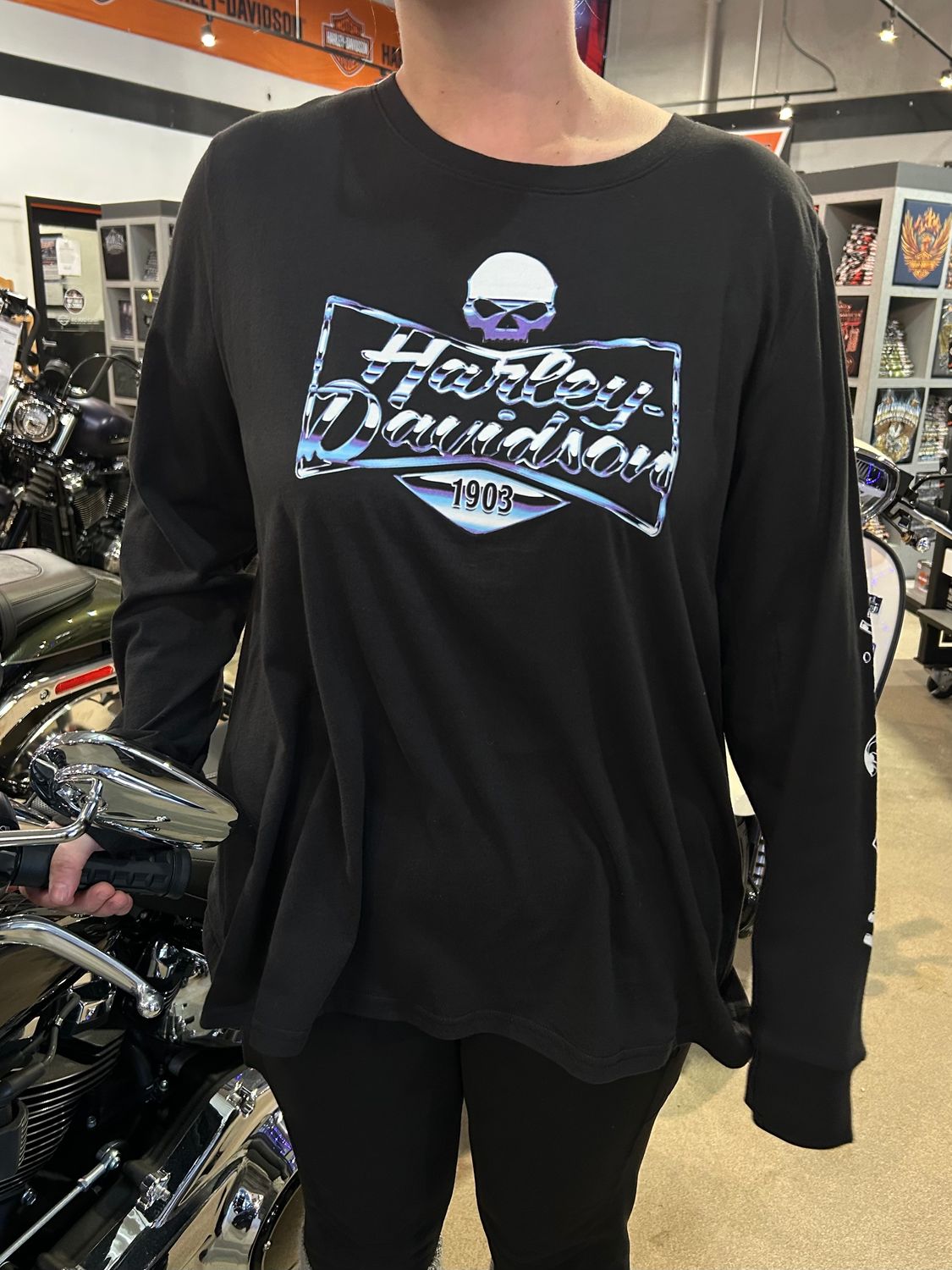 H-D Willie Chrome Long Sleeve
