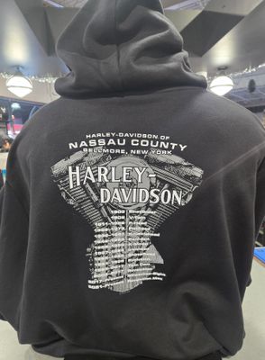 H-D Dark Flame Zip Up Hoodie