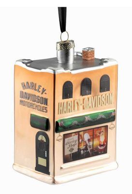 Harley-Davidson® Glass Blown H-D Dealership Holiday Christmas Tree Ornament