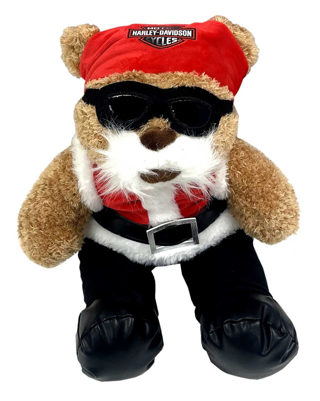 Harley-Davidson® Toddler 'Santa Bear' Collectible Huggy Bear Plush Animal