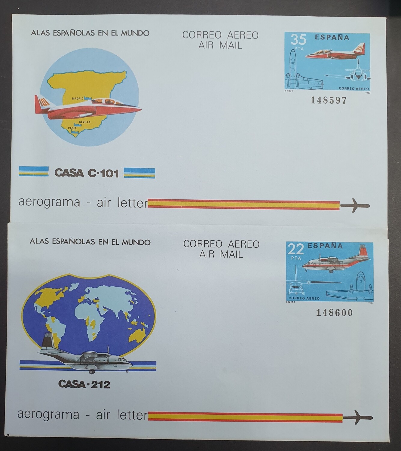 ED.205/206 - Aerograma de 1983