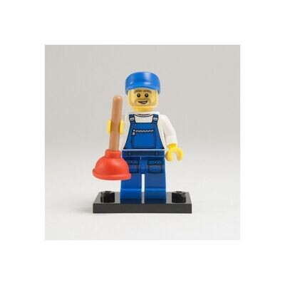 Minifigura LEGO Plumber de Lego MINIFIGURES serie 9