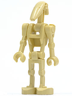 Minifigura LEGO Battle Droid con 2 brazos rectos de Lego STAR WARS