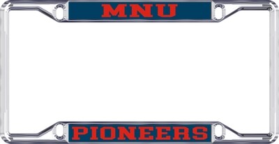 License Plate Frame - MNU Pioneers