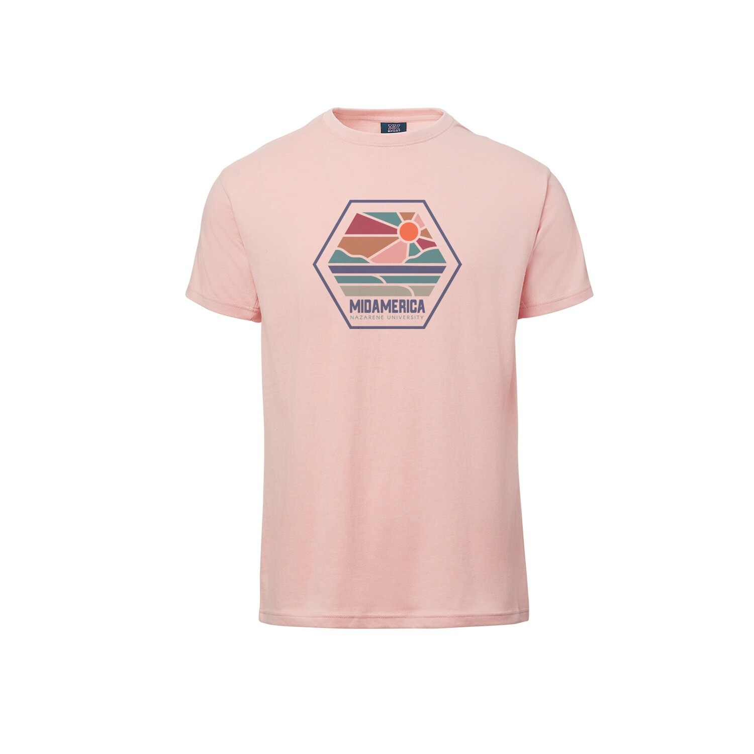 Everest Tee- Cameo Pink 